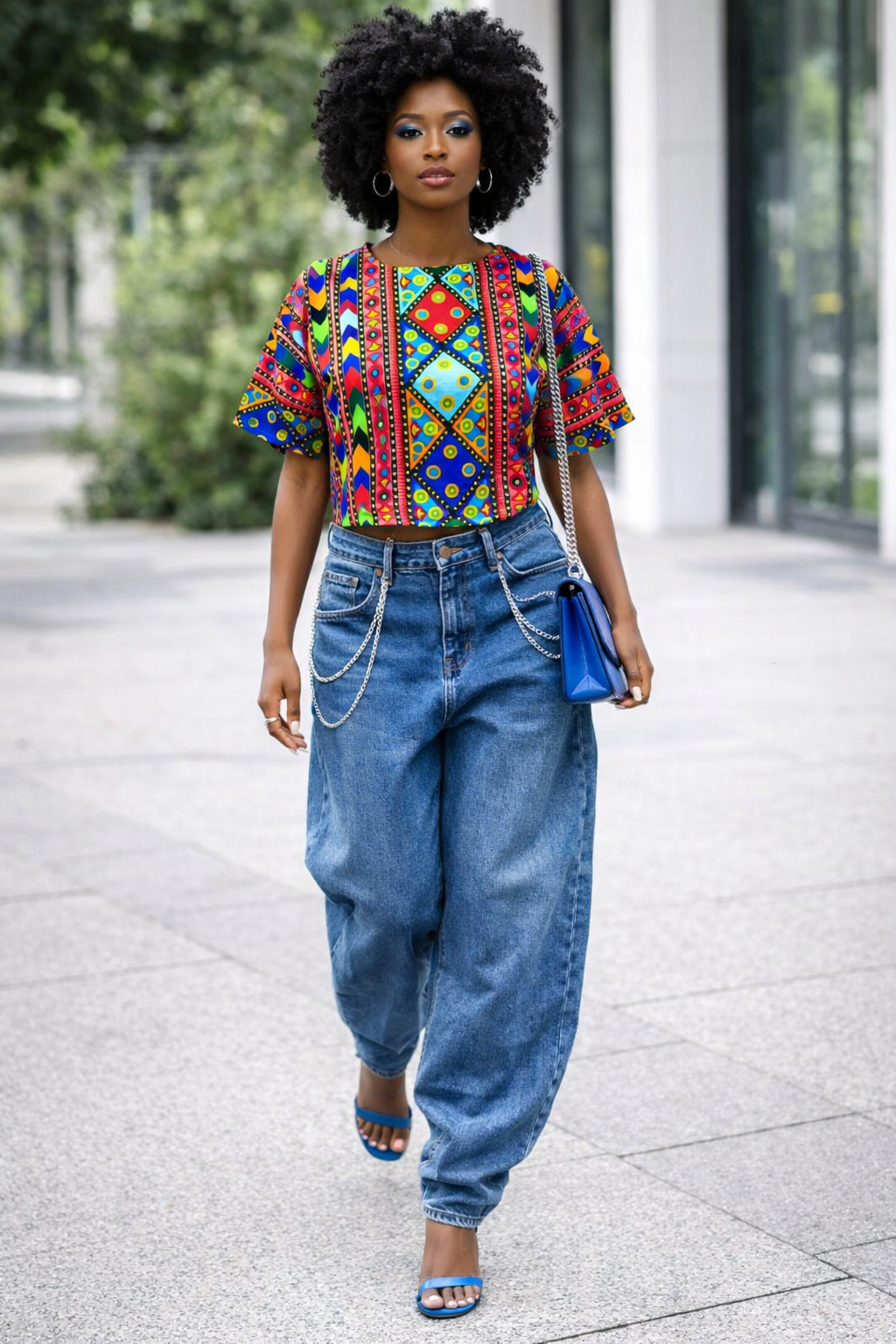 Kaleido Rhythm Crop Top
