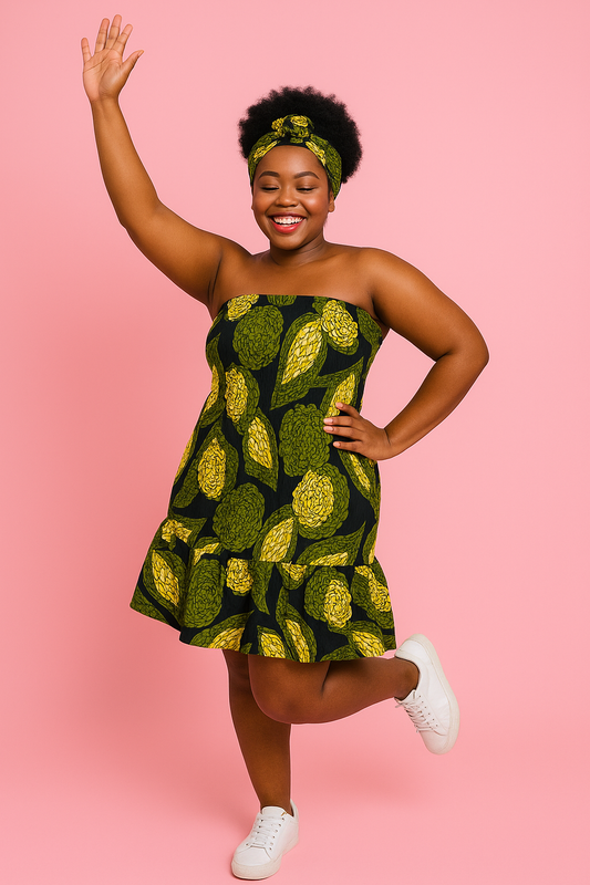 AfroChic Boob Tube Dress