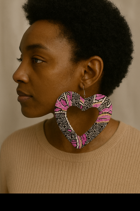 AfroChic Ankara Statement Earrings