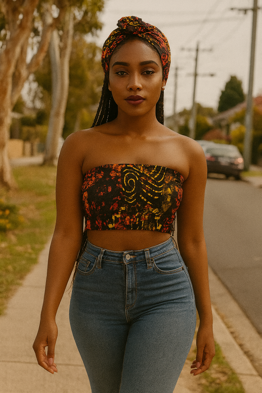 AfroChic Heritage Boob Tube Top