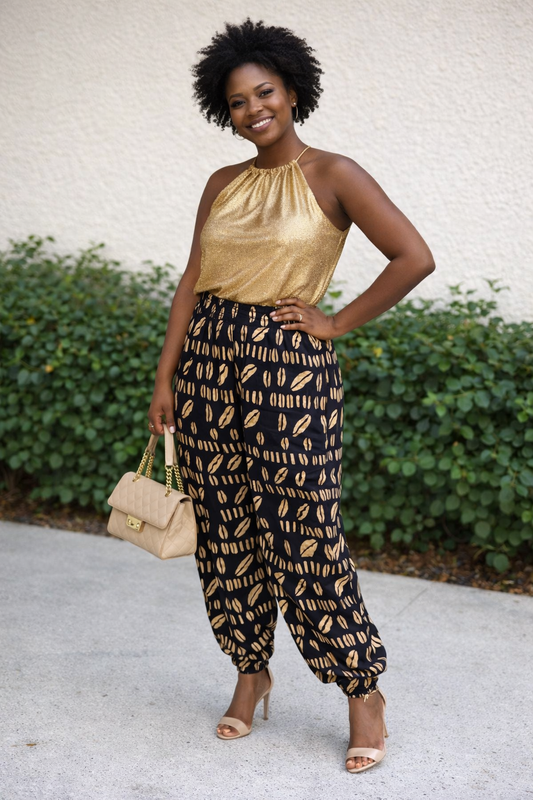 AfroChic  Print Jogger Pants