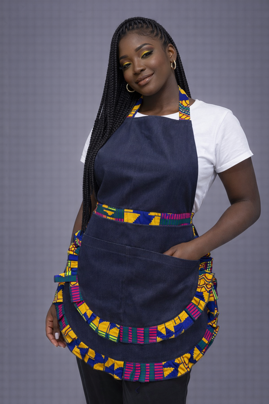Royal Kente African Print Apron