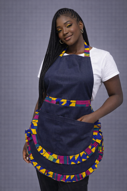 Royal Kente African Print Apron