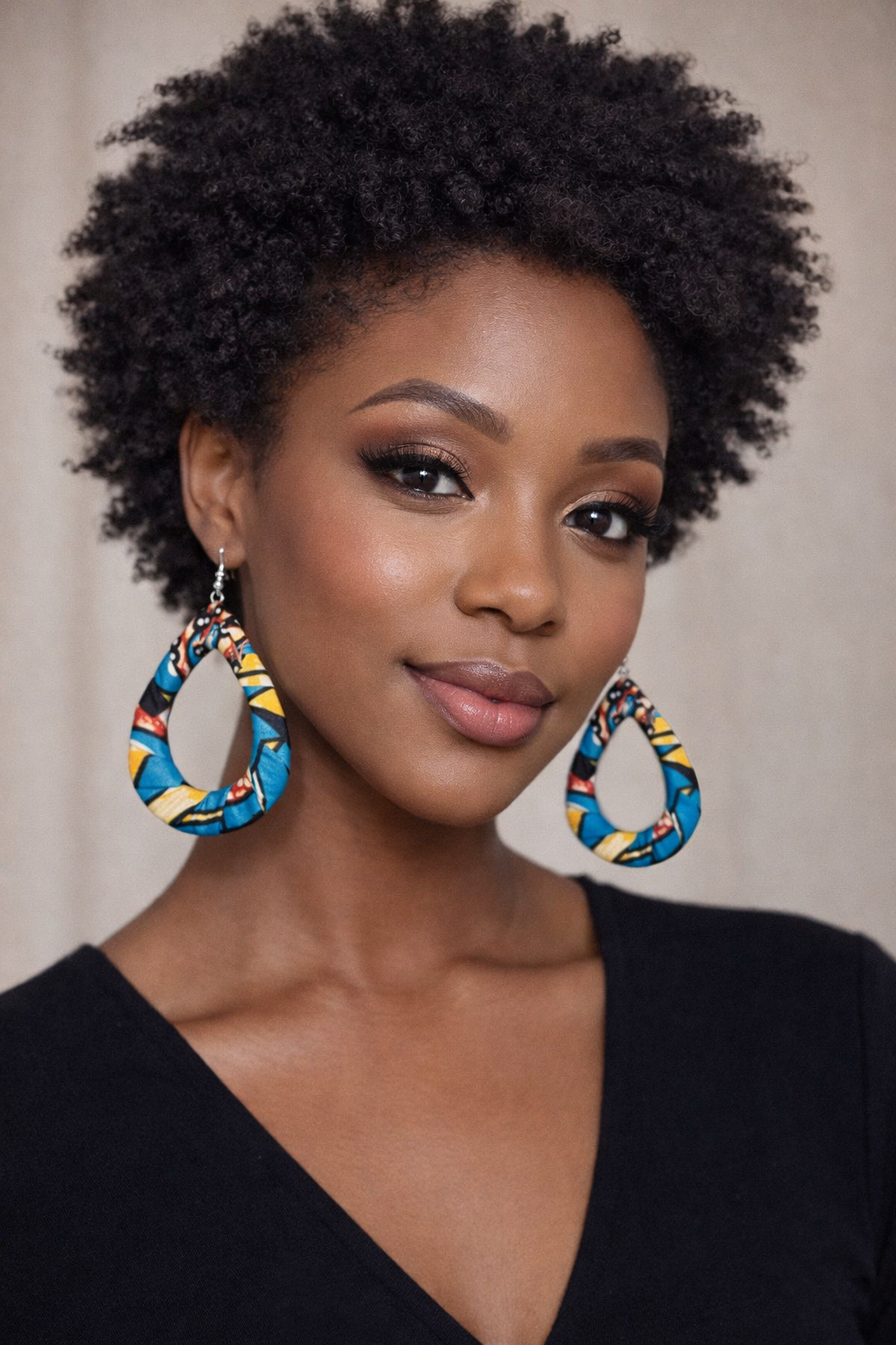 AfroChic Ankara Statement Earrings