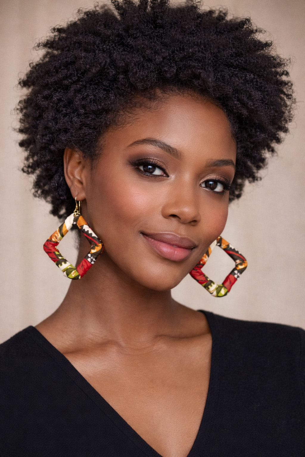 AfroChic Ankara Statement Earrings