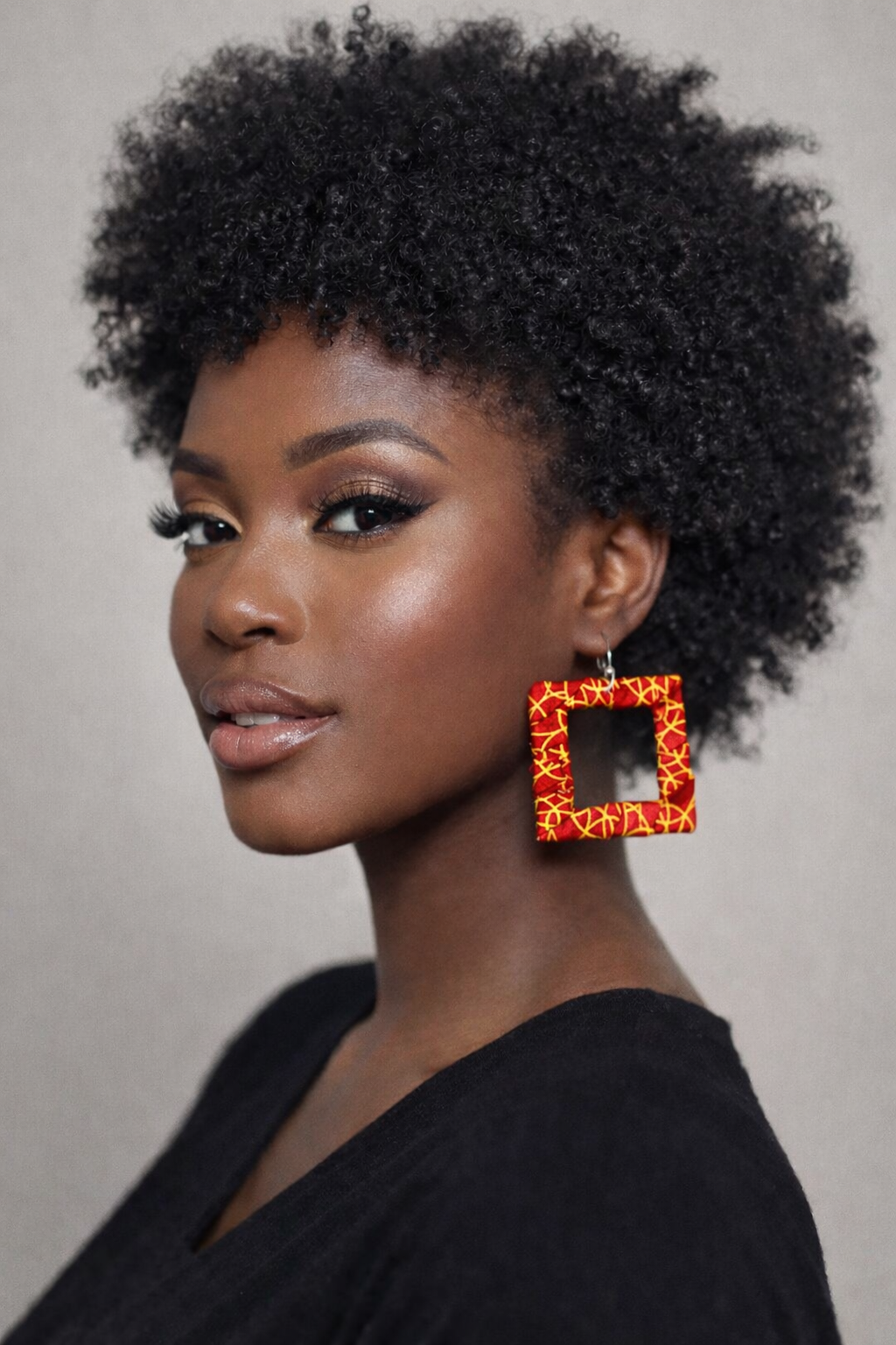 AfroChic Ankara Statement Earrings