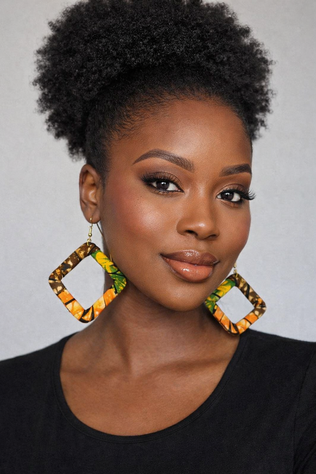 AfroChic Ankara Statement Earrings