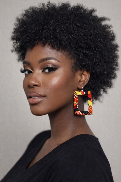 AfroChic Ankara Statement Earrings