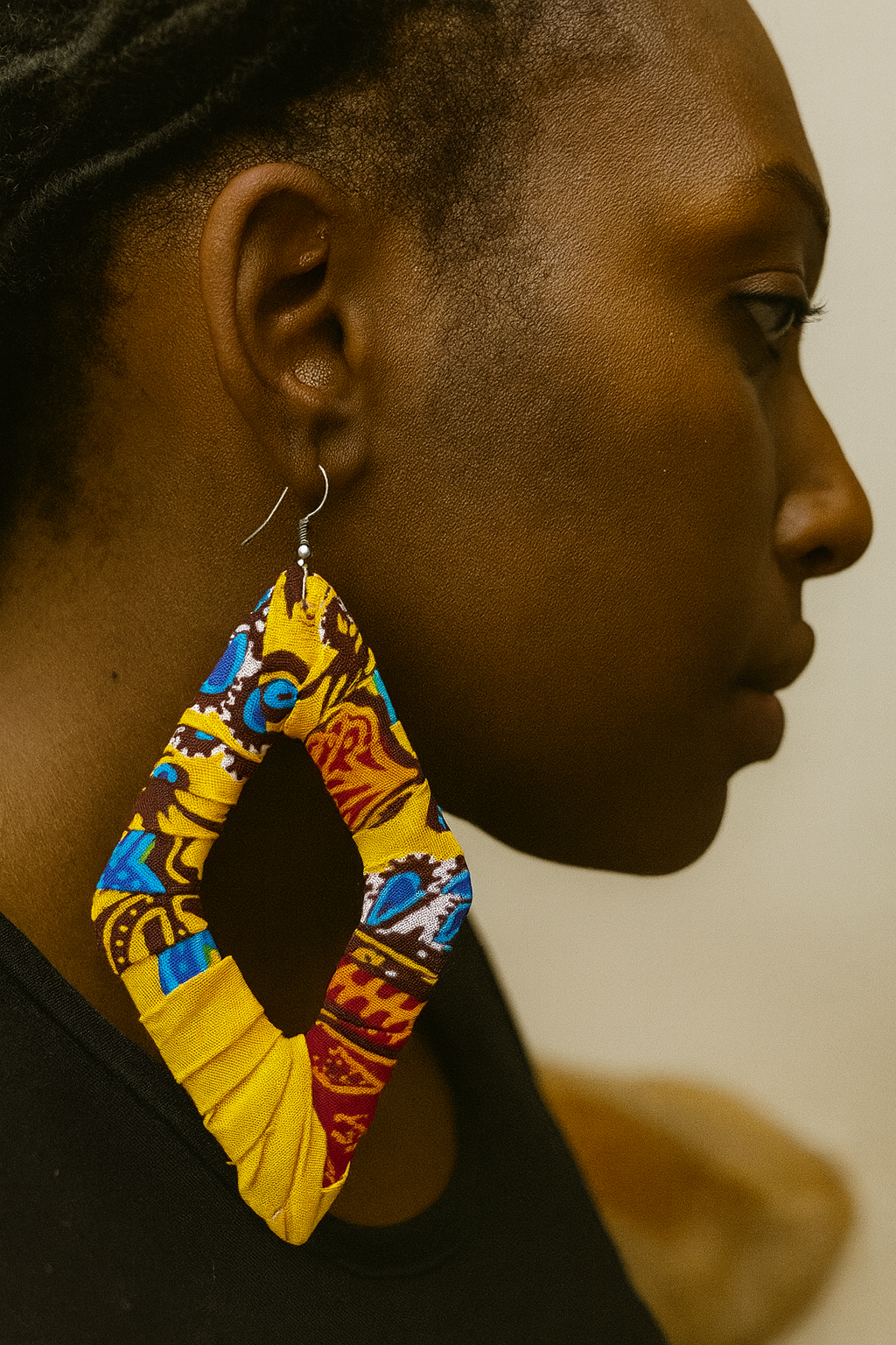 AfroChic Ankara Statement Earrings