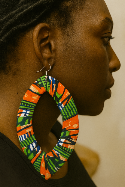 AfroChic Ankara Statement Earrings