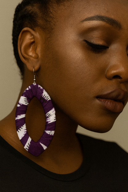AfroChic Ankara Statement Earrings