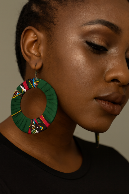 AfroChic Ankara Statement Earrings