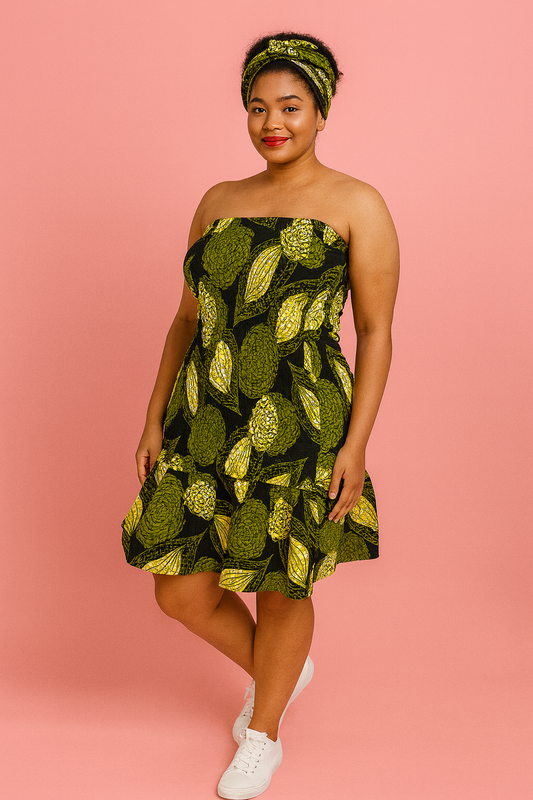 AfroChic Boob Tube Dress
