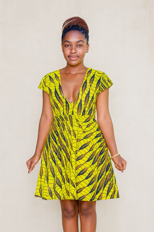 Ankara Mini Dress