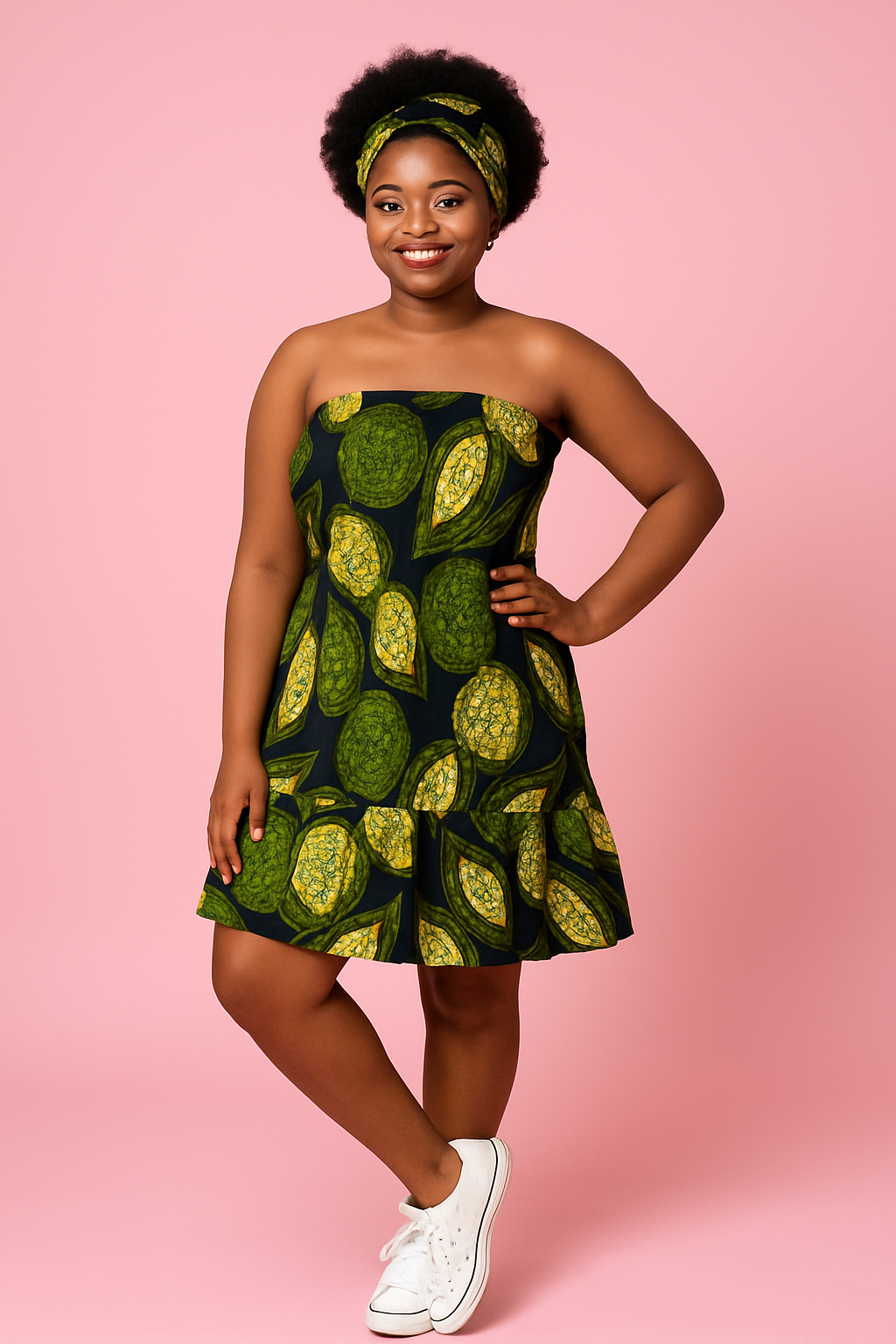AfroChic Boob Tube Dress