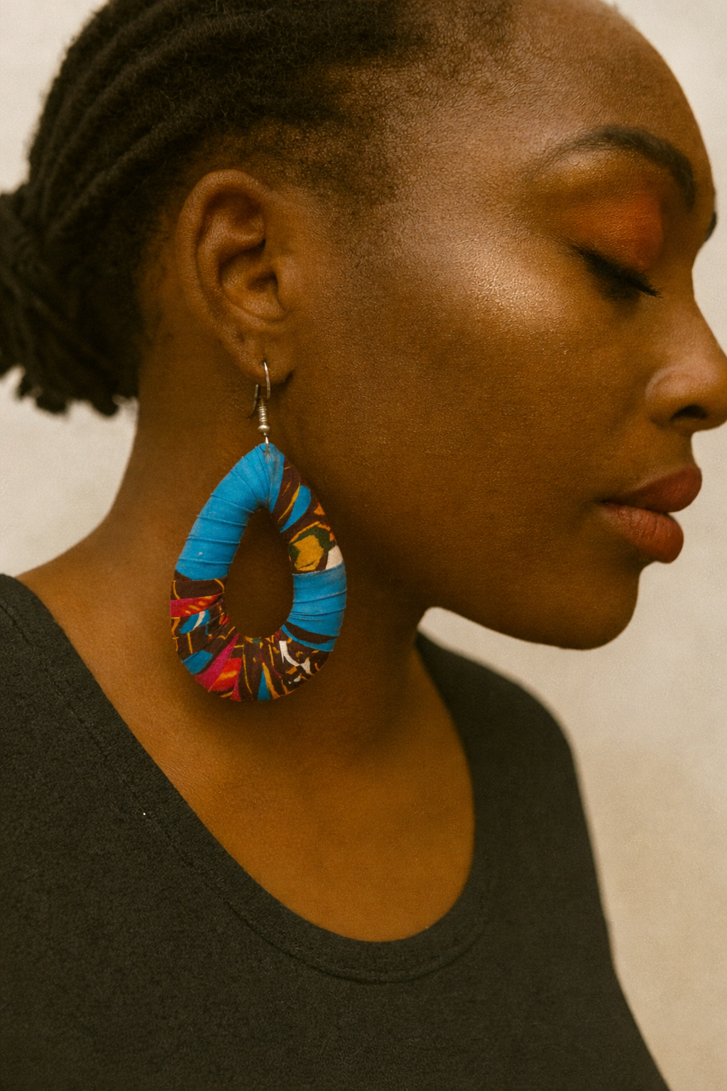 AfroChic Ankara Statement Earrings
