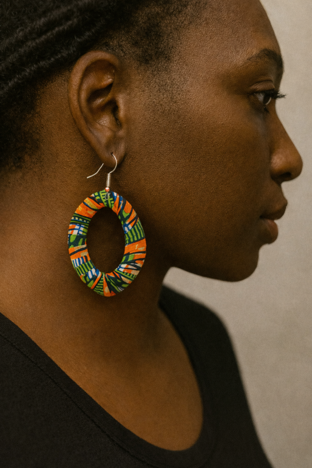 AfroChic Ankara Statement Earrings