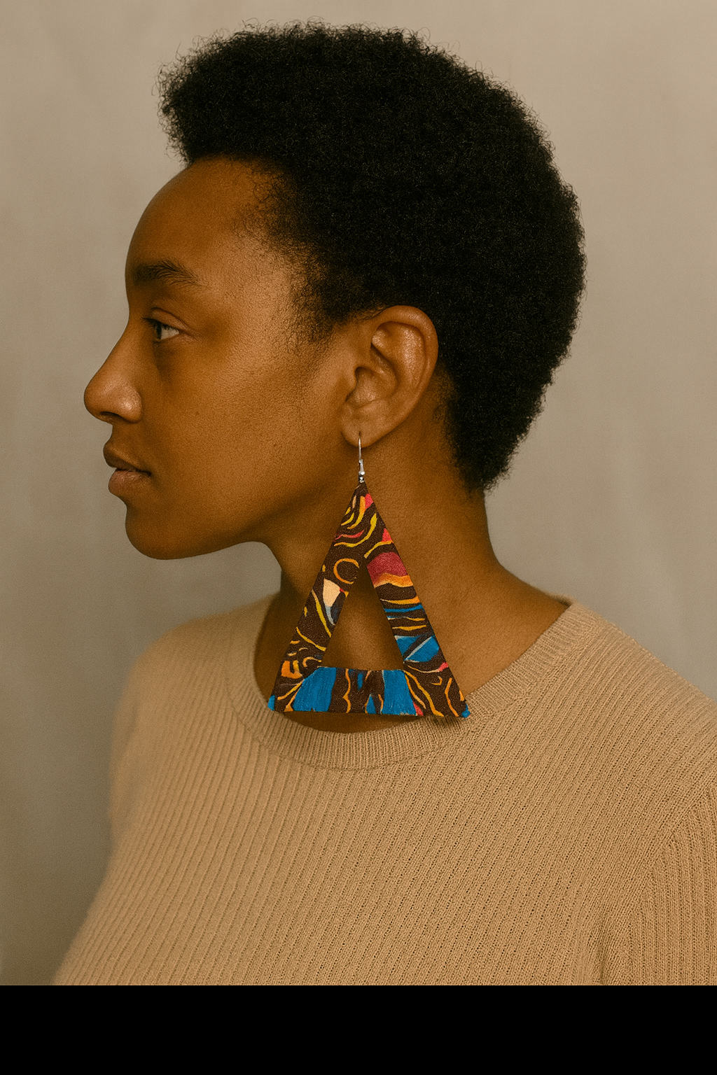 AfroChic Ankara Statement Earrings