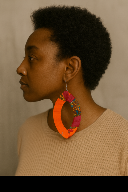 AfroChic Ankara Statement Earrings