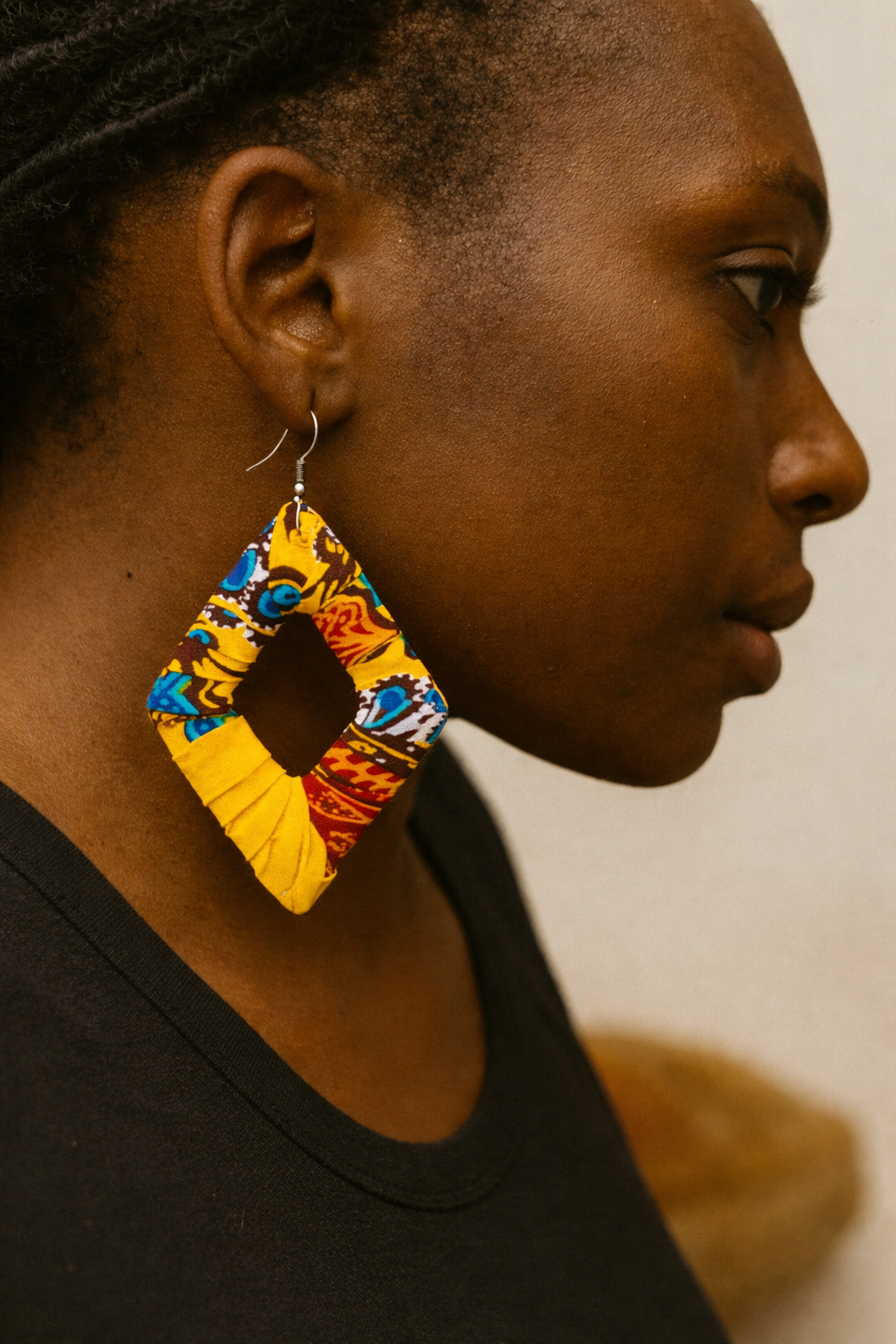 AfroChic Ankara Statement Earrings