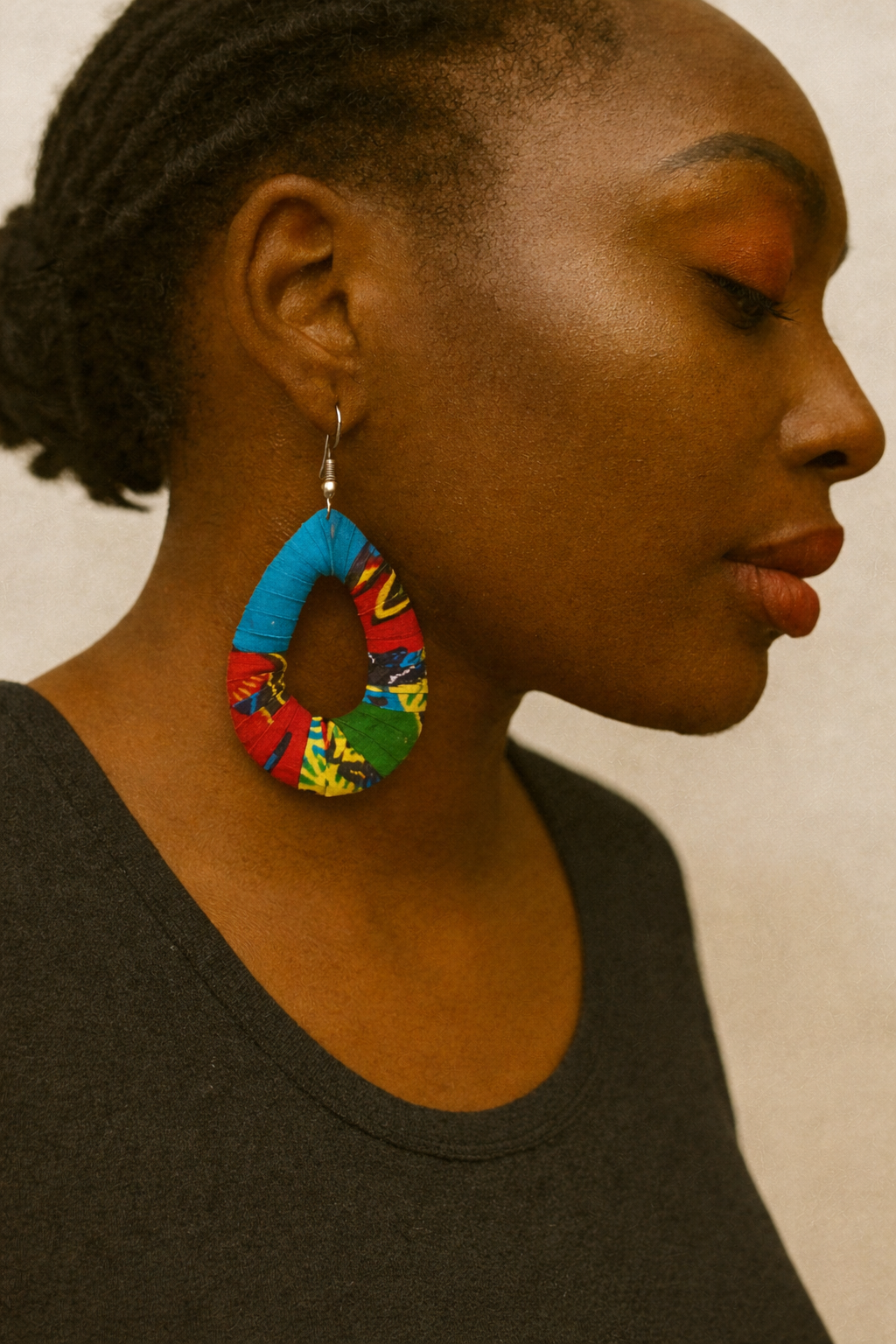 AfroChic Ankara Statement Earrings