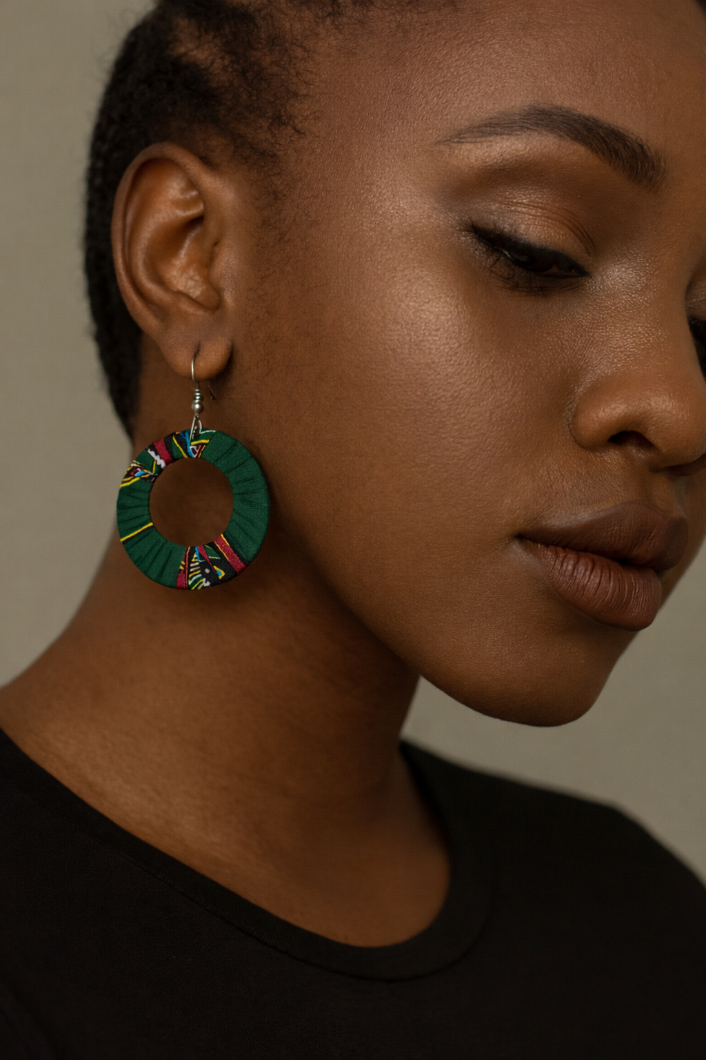 AfroChic Ankara Statement Earrings