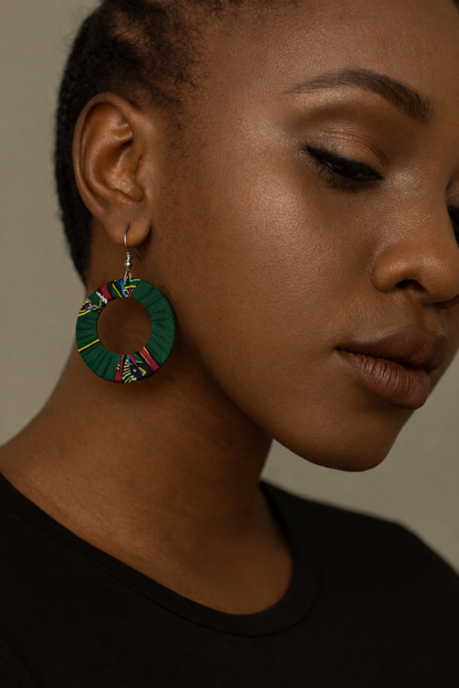 AfroChic Ankara Statement Earrings