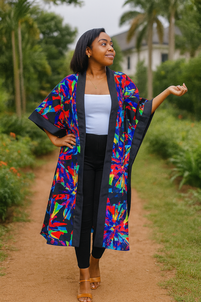 Midnight Prism Kimono