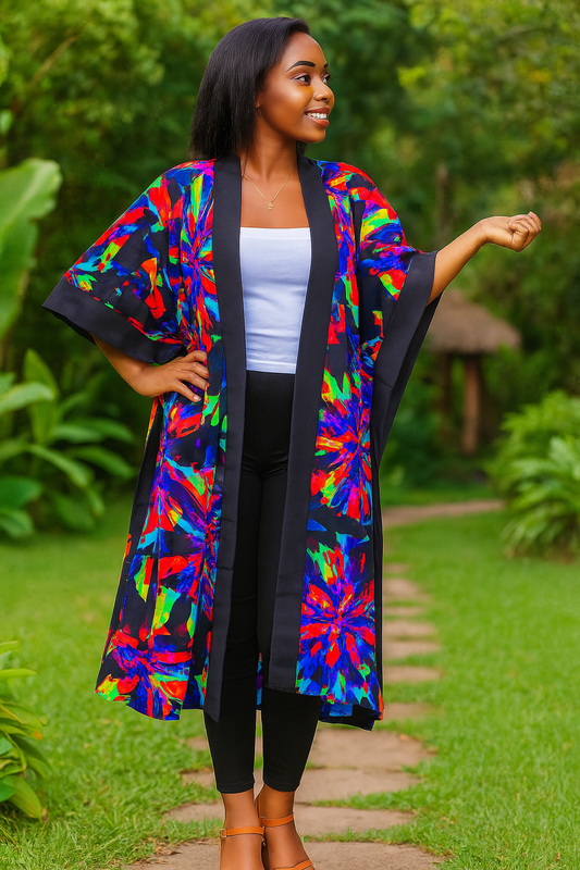 Midnight Prism Kimono