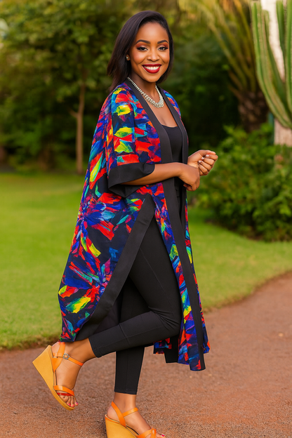 Midnight Prism Kimono