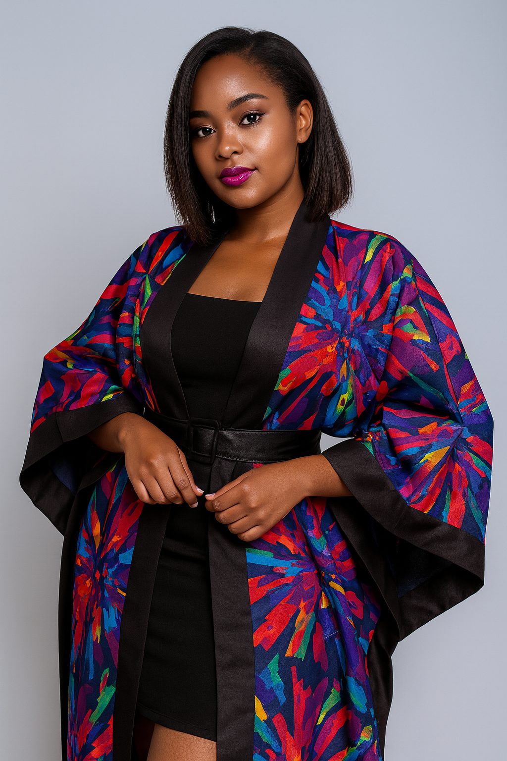 Midnight Prism Kimono