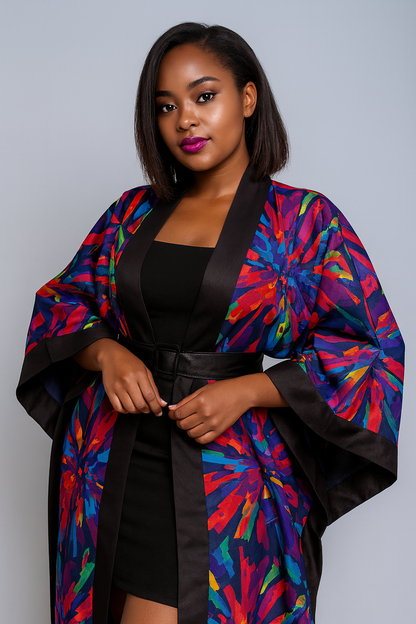 Midnight Prism Kimono