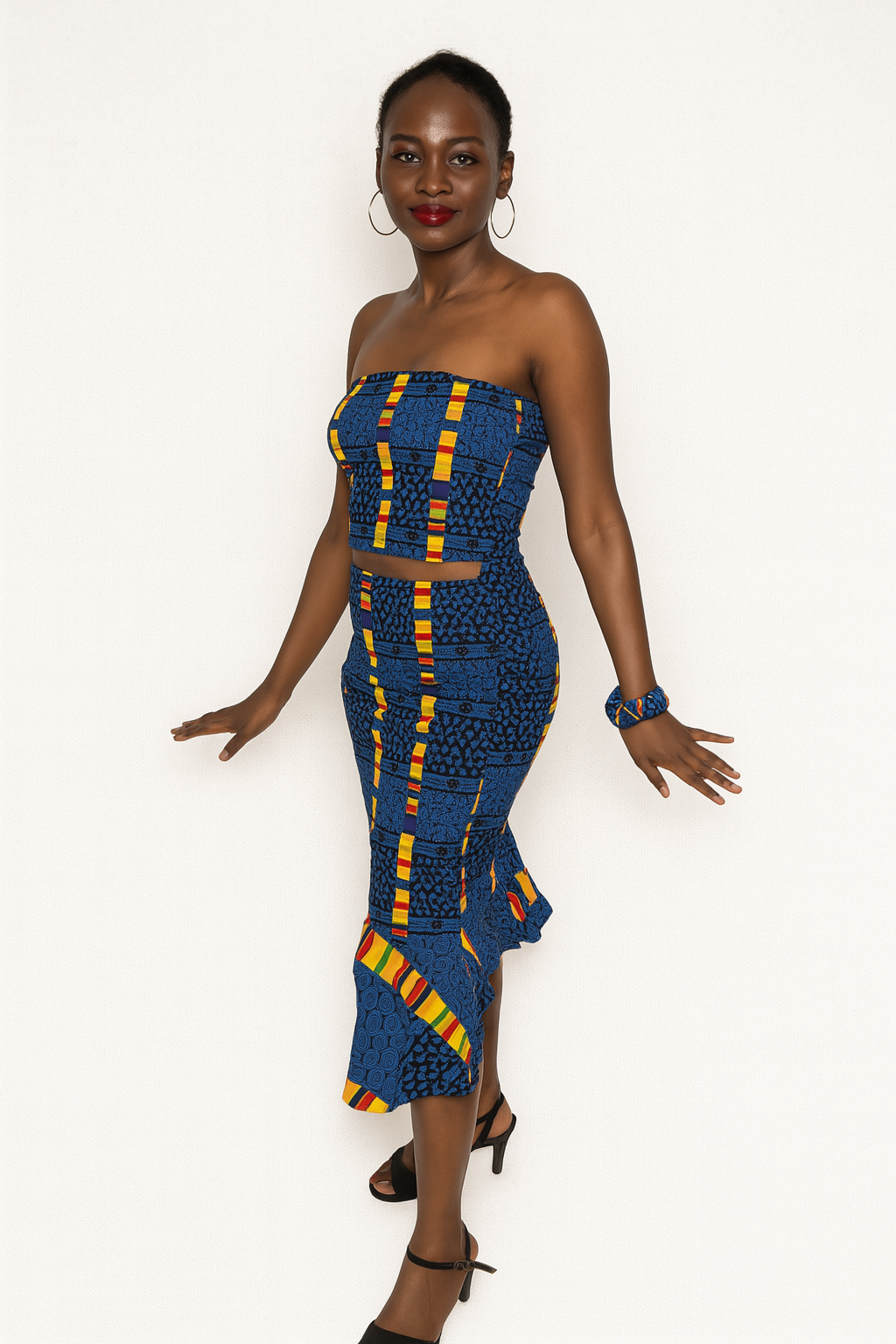 Two Piece  Long Skirt Set