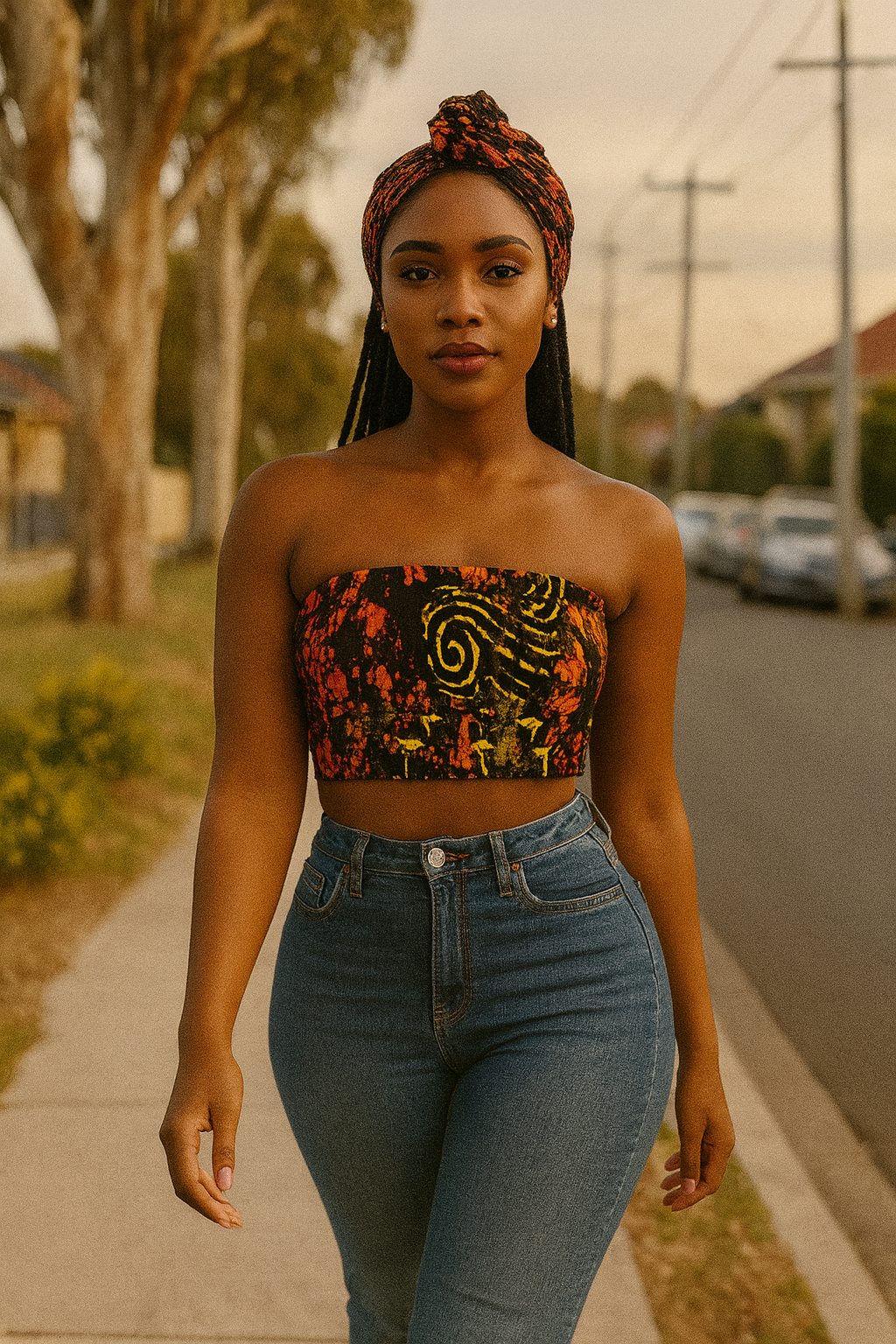 AfroChic Heritage Boob Tube Top