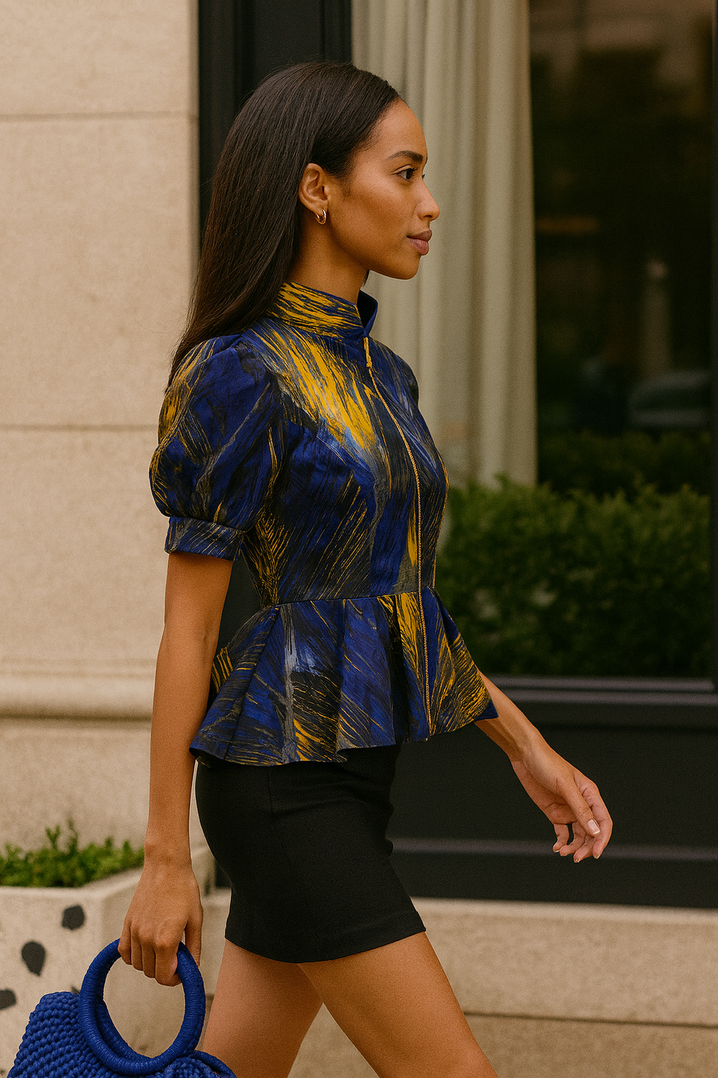 Royal Afrochic Top