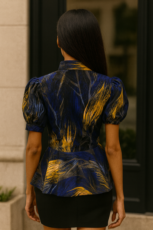 Royal Afrochic Top