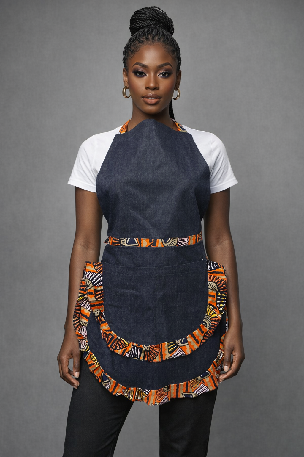 Sunset Rhythm African Print Apron