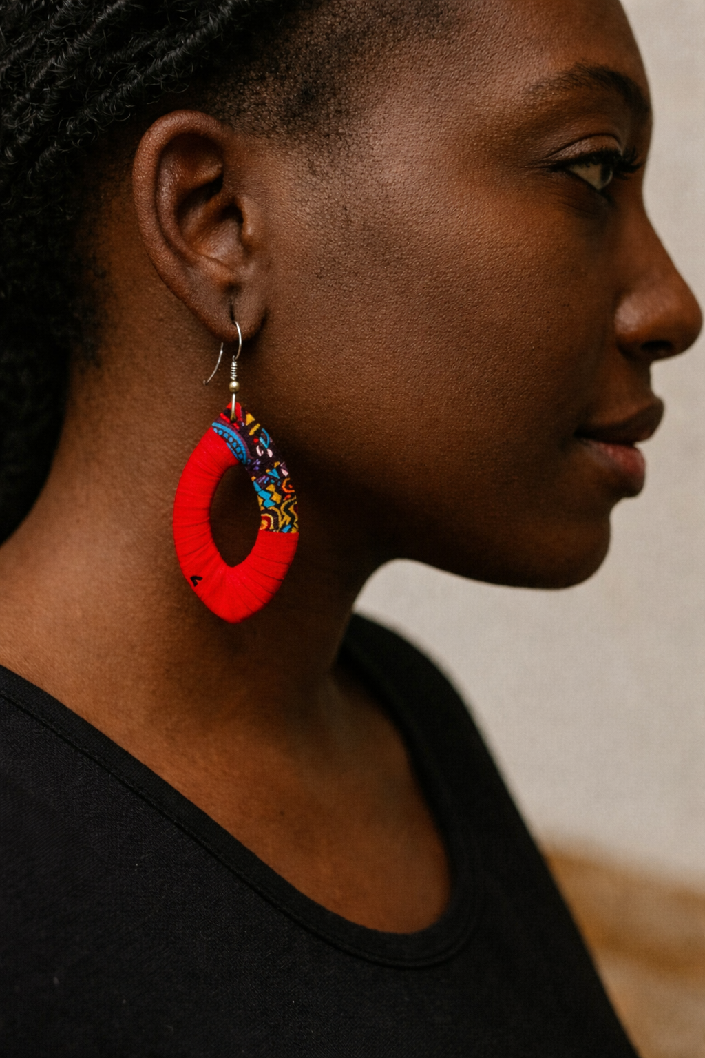 AfroChic Ankara Statement Earrings