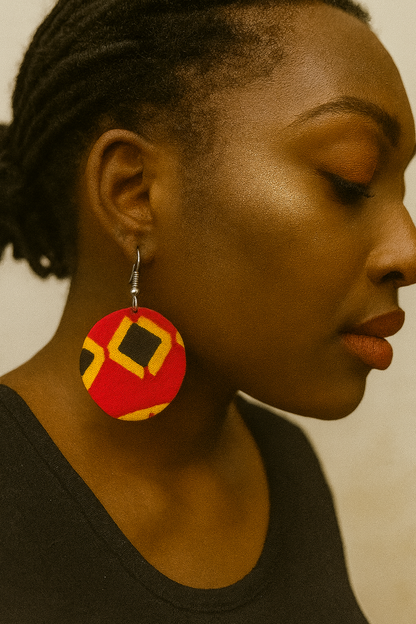 AfroChic Ankara Statement Earrings
