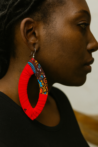 AfroChic Ankara Statement Earrings
